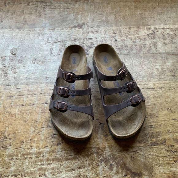 Birkenstock Florida Oiled Leather Habana - Picture 2 of 4